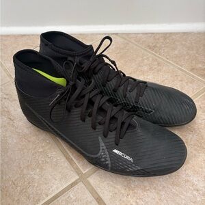 Nike Mens Mercurial Superfly Multi Ground Soccer Cleats DJ5961 001 Black Size 10